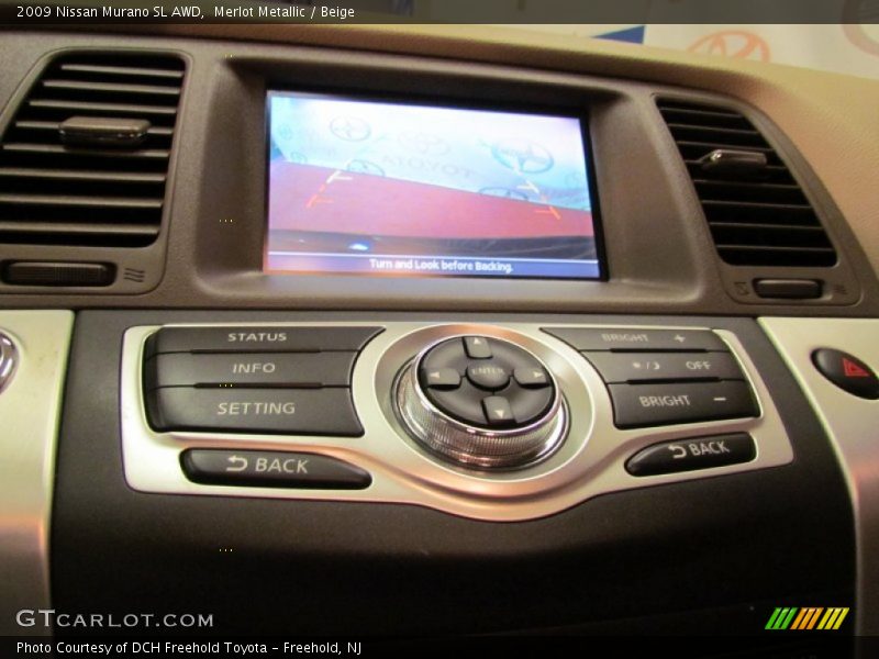 Merlot Metallic / Beige 2009 Nissan Murano SL AWD