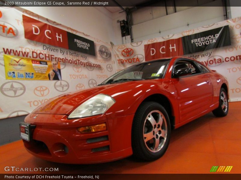 Saronno Red / Midnight 2003 Mitsubishi Eclipse GS Coupe