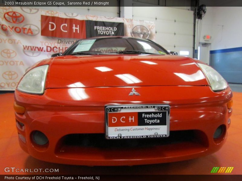 Saronno Red / Midnight 2003 Mitsubishi Eclipse GS Coupe