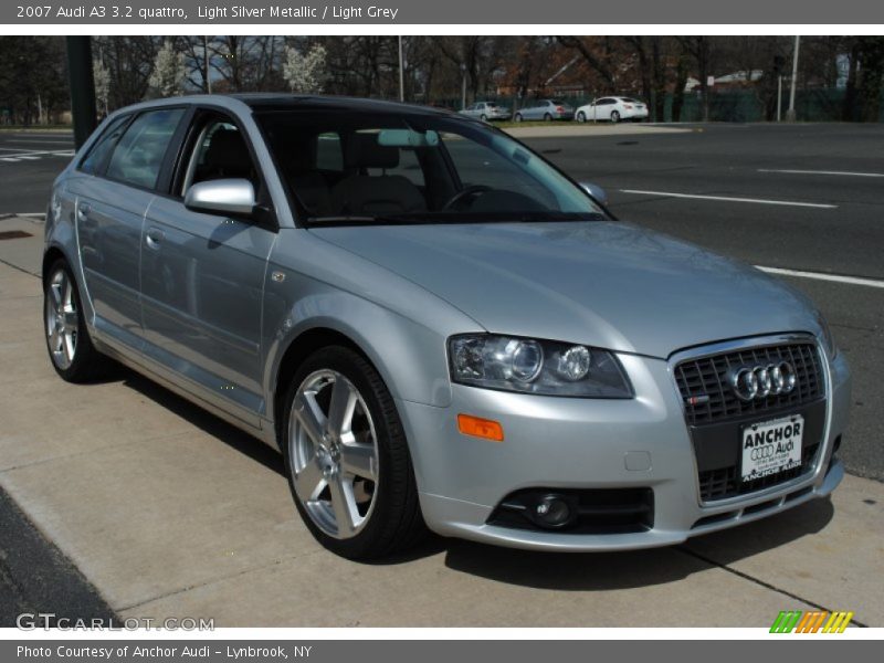 Light Silver Metallic / Light Grey 2007 Audi A3 3.2 quattro