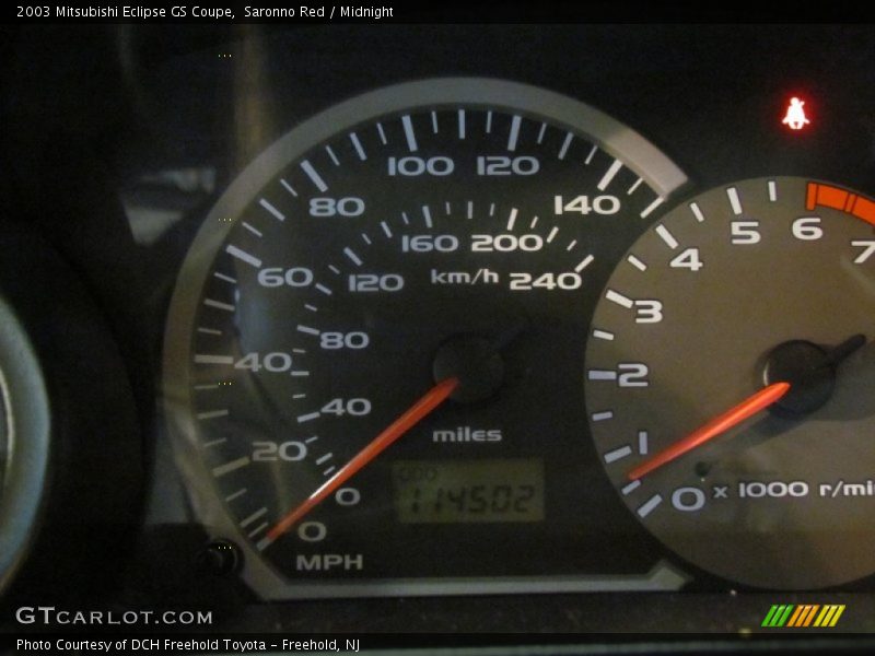 Saronno Red / Midnight 2003 Mitsubishi Eclipse GS Coupe