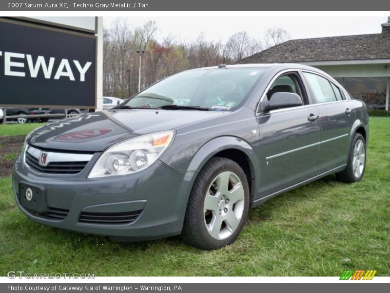 Techno Gray Metallic / Tan 2007 Saturn Aura XE