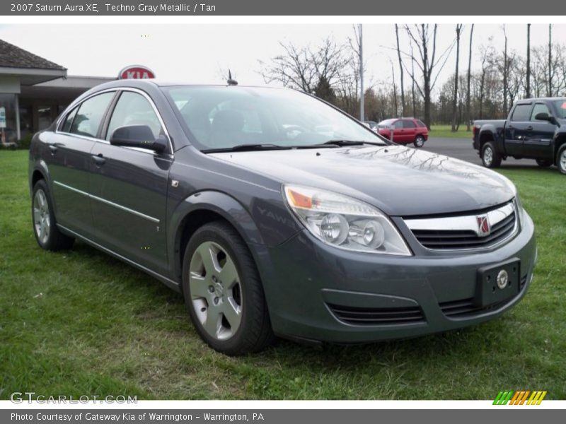 Techno Gray Metallic / Tan 2007 Saturn Aura XE