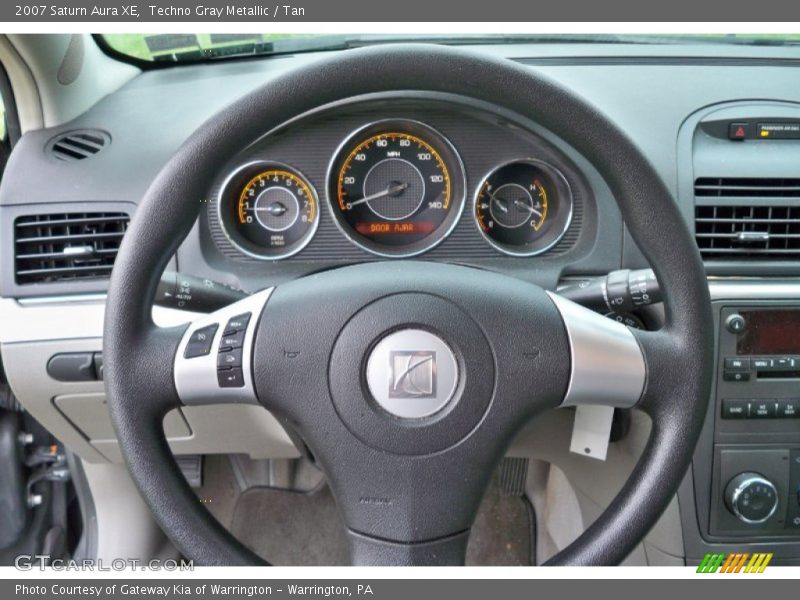 Techno Gray Metallic / Tan 2007 Saturn Aura XE
