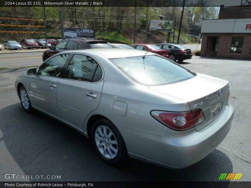Millennium Silver Metallic / Black 2004 Lexus ES 330