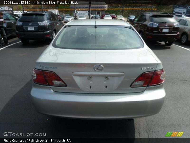 Millennium Silver Metallic / Black 2004 Lexus ES 330