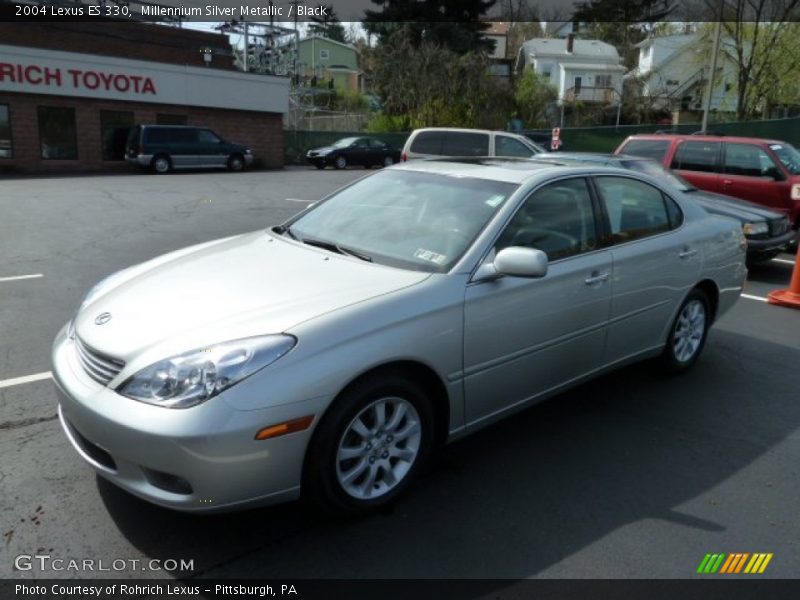 Millennium Silver Metallic / Black 2004 Lexus ES 330