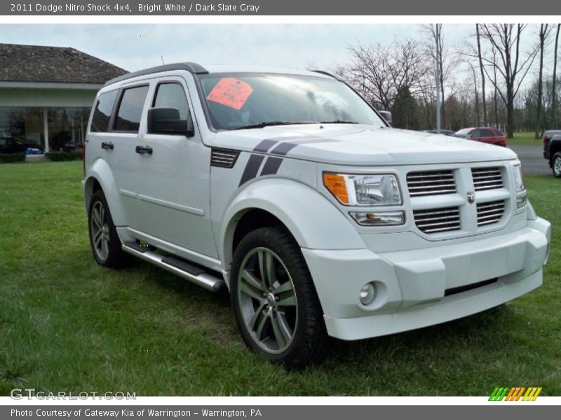 Bright White / Dark Slate Gray 2011 Dodge Nitro Shock 4x4