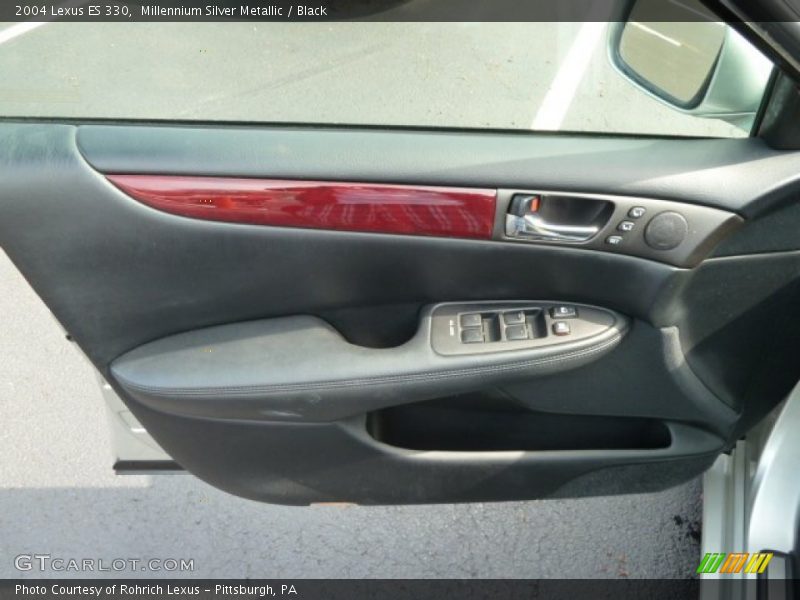 Millennium Silver Metallic / Black 2004 Lexus ES 330