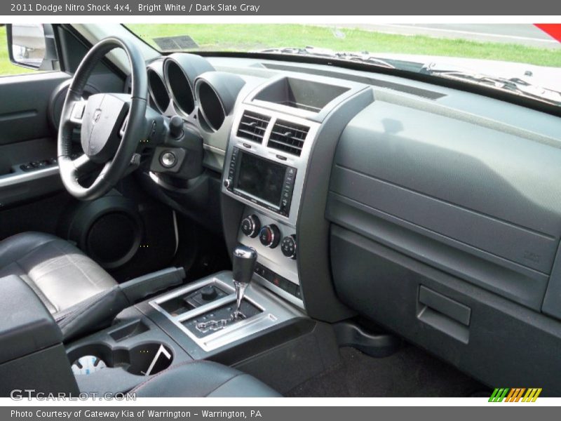 Bright White / Dark Slate Gray 2011 Dodge Nitro Shock 4x4