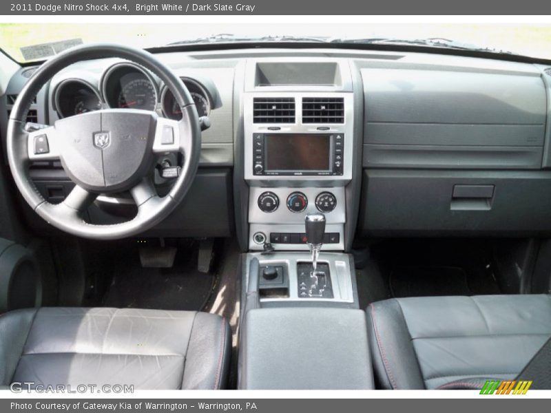 Bright White / Dark Slate Gray 2011 Dodge Nitro Shock 4x4