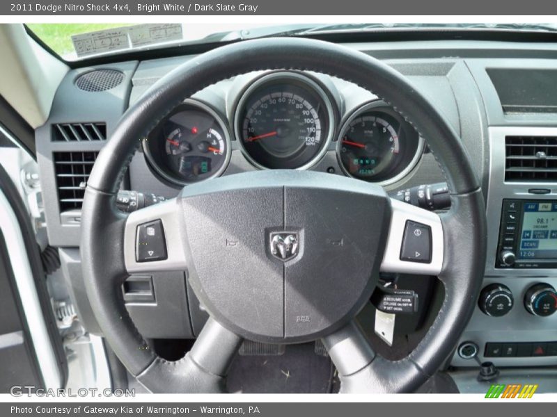 Bright White / Dark Slate Gray 2011 Dodge Nitro Shock 4x4