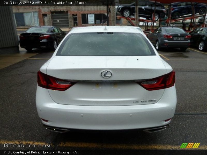 Starfire White Pearl / Flaxen 2013 Lexus GS 350 AWD