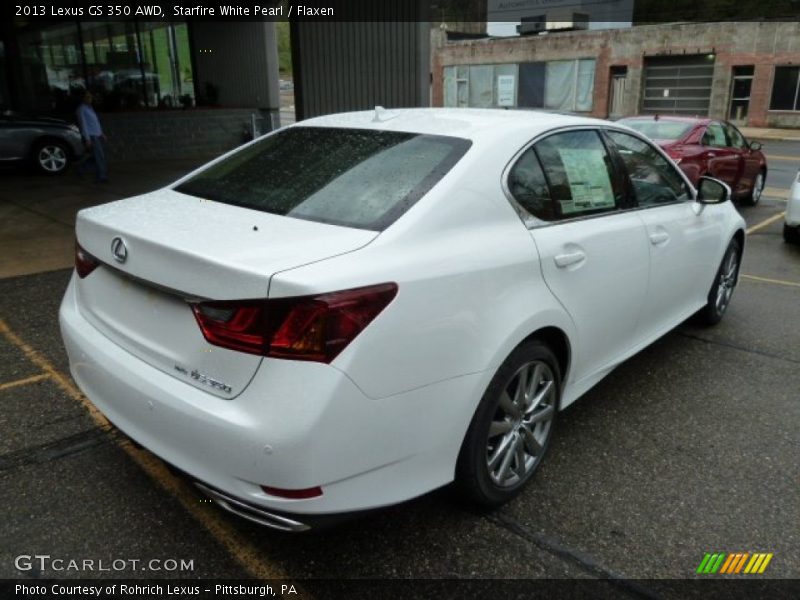 Starfire White Pearl / Flaxen 2013 Lexus GS 350 AWD