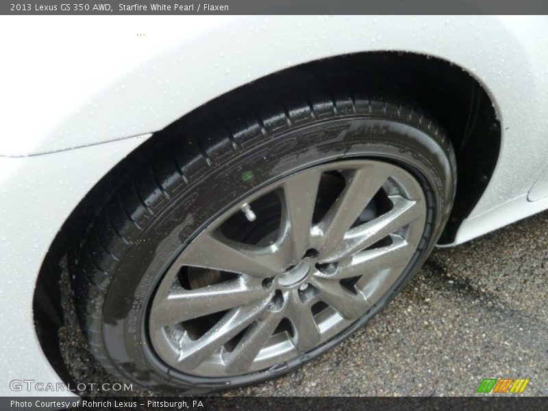 Starfire White Pearl / Flaxen 2013 Lexus GS 350 AWD
