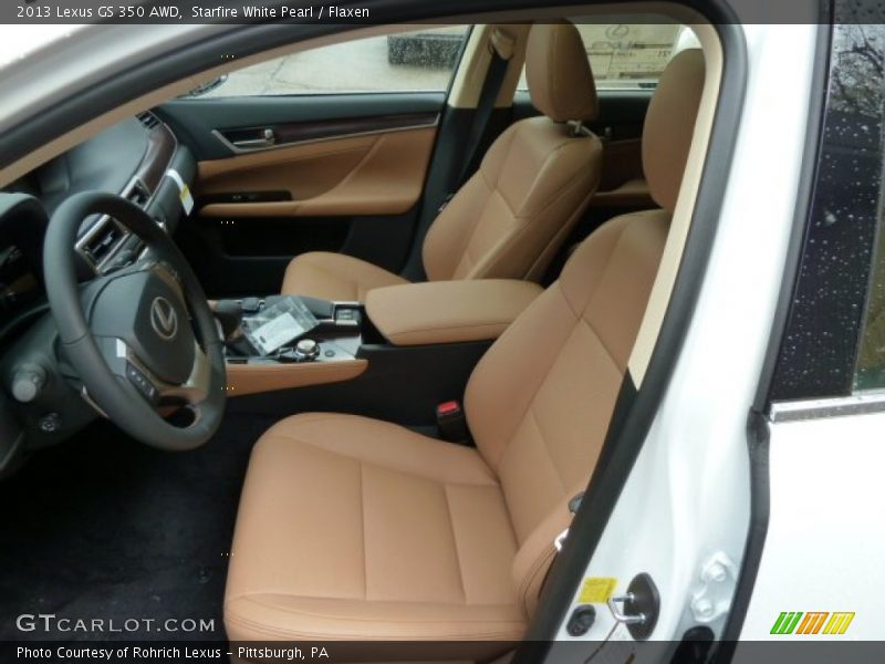 Starfire White Pearl / Flaxen 2013 Lexus GS 350 AWD
