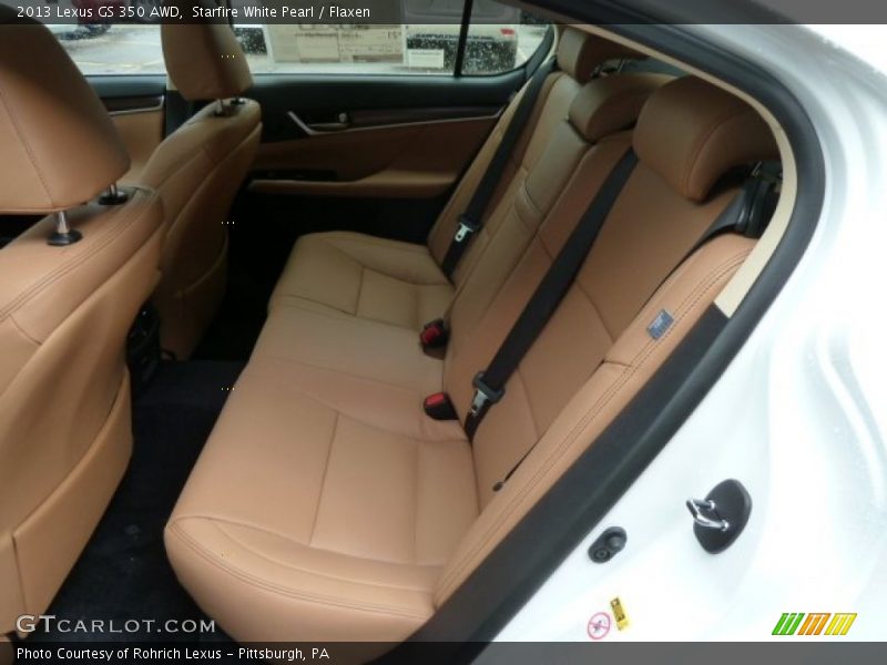 Starfire White Pearl / Flaxen 2013 Lexus GS 350 AWD