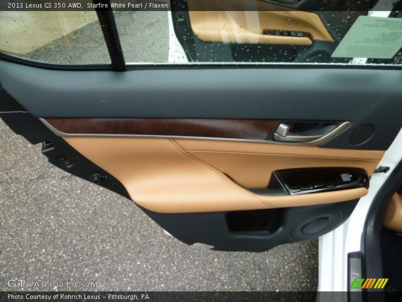 Starfire White Pearl / Flaxen 2013 Lexus GS 350 AWD