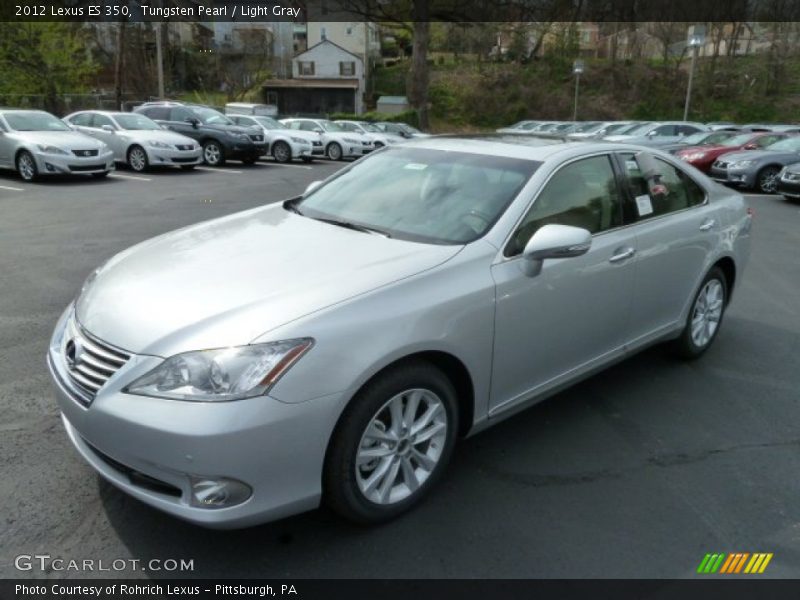 Tungsten Pearl / Light Gray 2012 Lexus ES 350