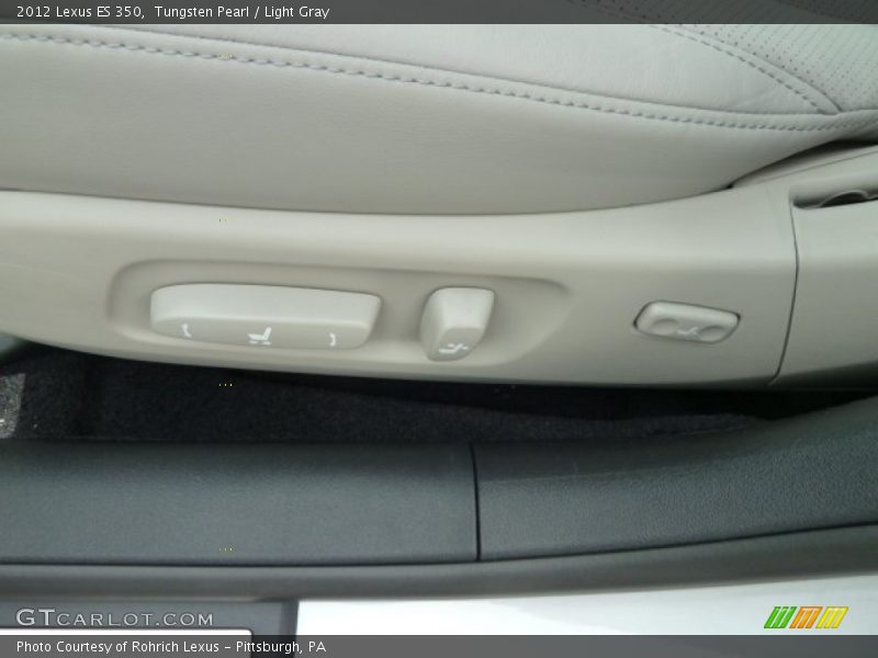 Tungsten Pearl / Light Gray 2012 Lexus ES 350