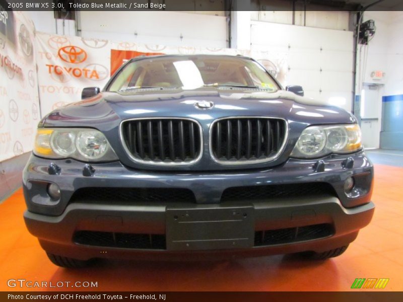 Toledo Blue Metallic / Sand Beige 2005 BMW X5 3.0i