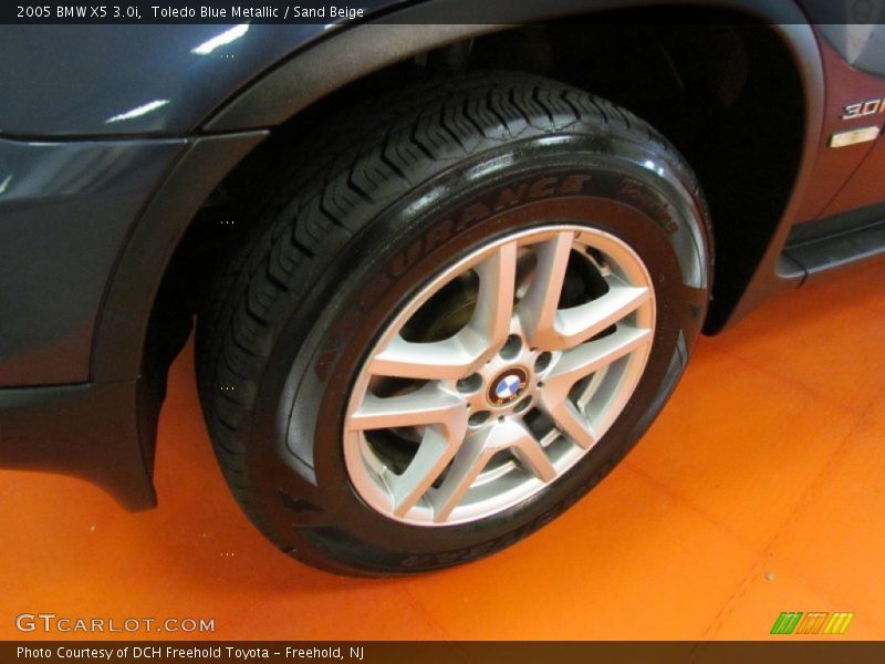 Toledo Blue Metallic / Sand Beige 2005 BMW X5 3.0i