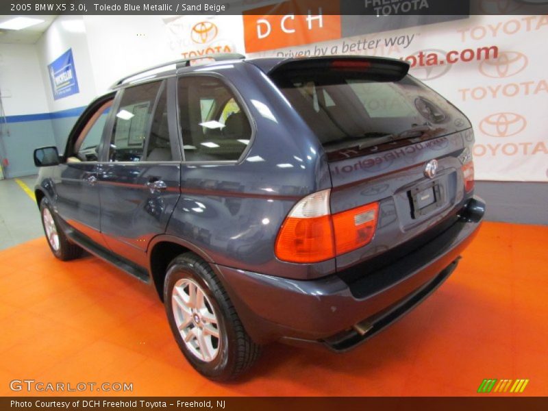 Toledo Blue Metallic / Sand Beige 2005 BMW X5 3.0i