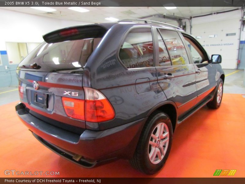 Toledo Blue Metallic / Sand Beige 2005 BMW X5 3.0i