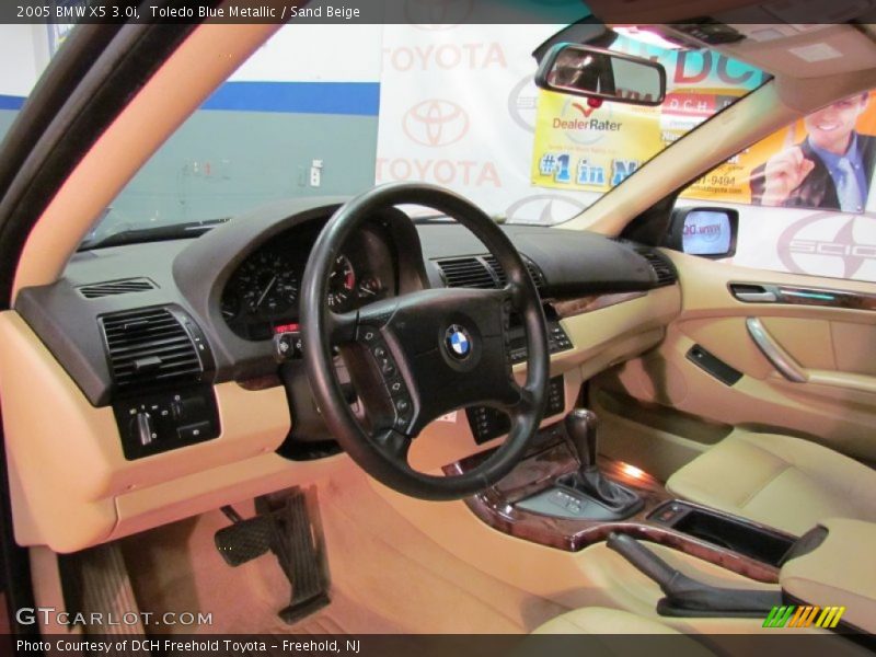 Toledo Blue Metallic / Sand Beige 2005 BMW X5 3.0i