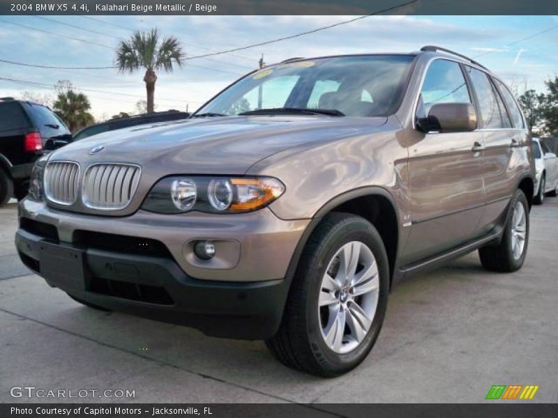 Kalahari Beige Metallic / Beige 2004 BMW X5 4.4i