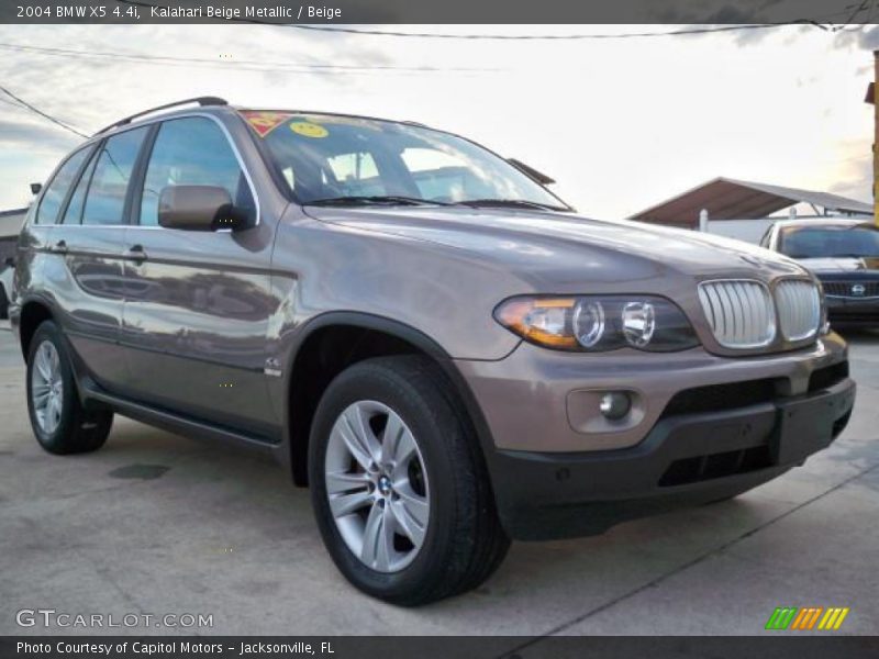 Kalahari Beige Metallic / Beige 2004 BMW X5 4.4i