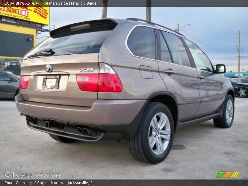 Kalahari Beige Metallic / Beige 2004 BMW X5 4.4i