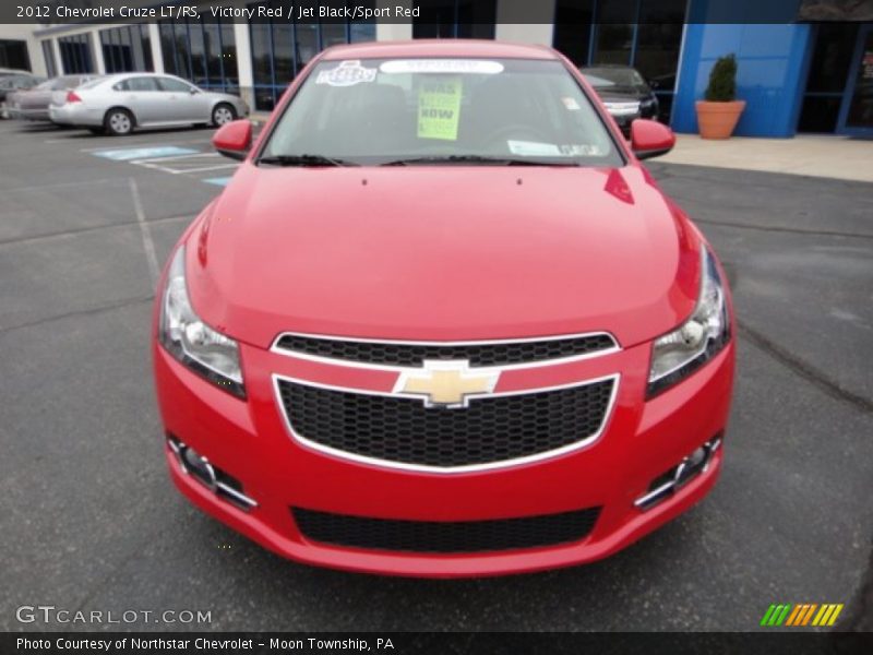 Victory Red / Jet Black/Sport Red 2012 Chevrolet Cruze LT/RS