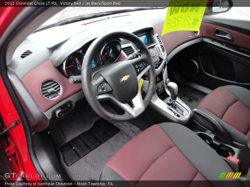 Jet Black/Sport Red Interior - 2012 Cruze LT/RS 