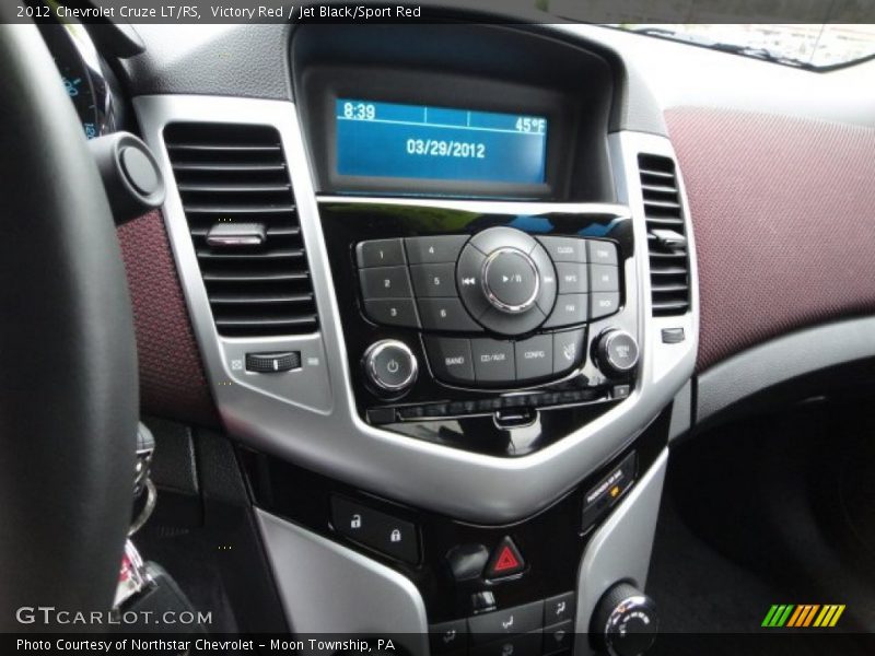 Controls of 2012 Cruze LT/RS