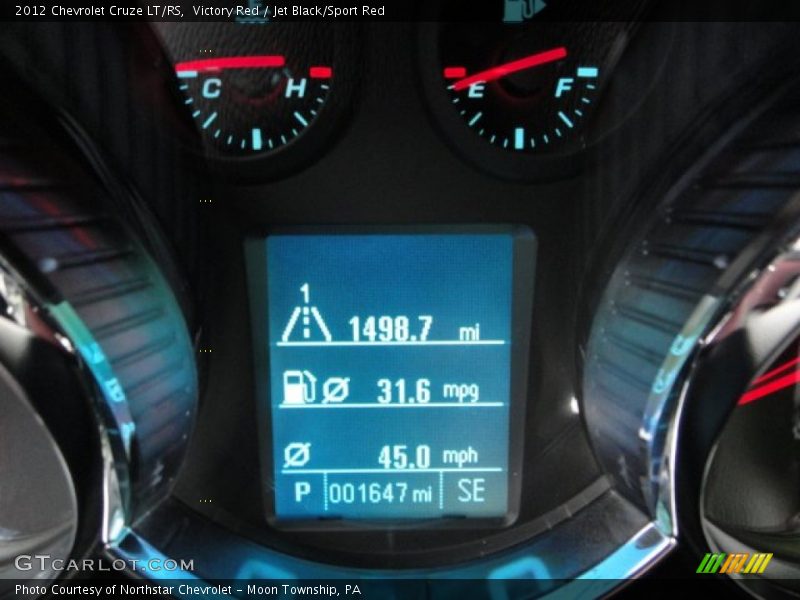  2012 Cruze LT/RS LT/RS Gauges