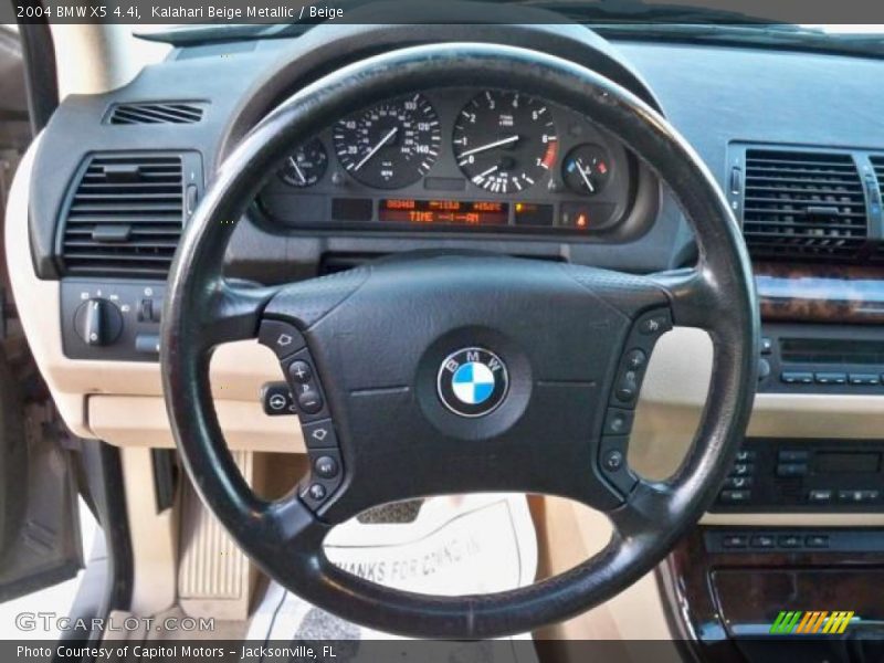 Kalahari Beige Metallic / Beige 2004 BMW X5 4.4i