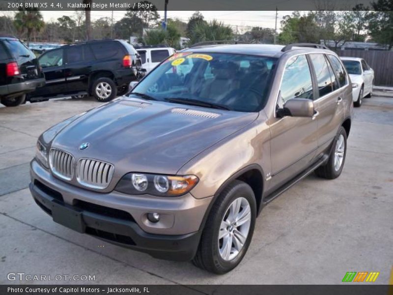 Kalahari Beige Metallic / Beige 2004 BMW X5 4.4i