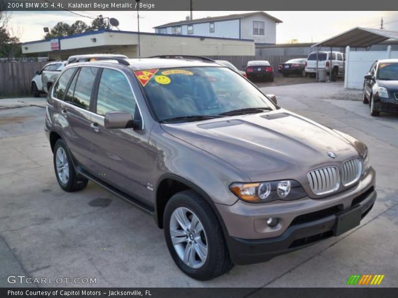 Kalahari Beige Metallic / Beige 2004 BMW X5 4.4i