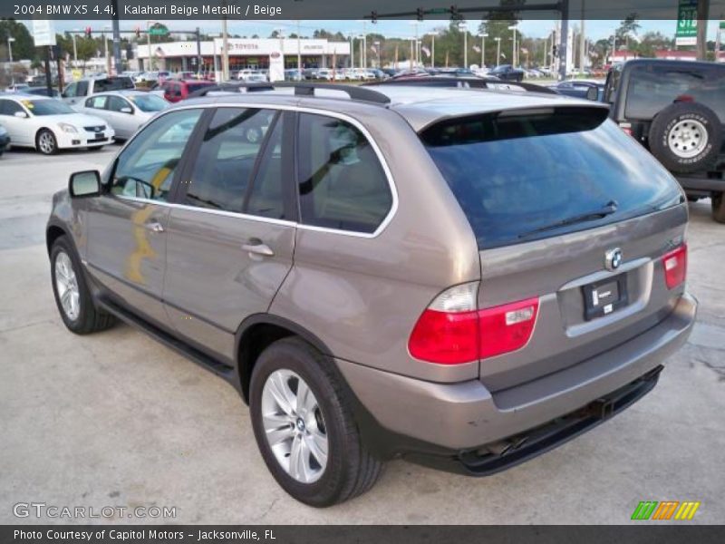 Kalahari Beige Metallic / Beige 2004 BMW X5 4.4i