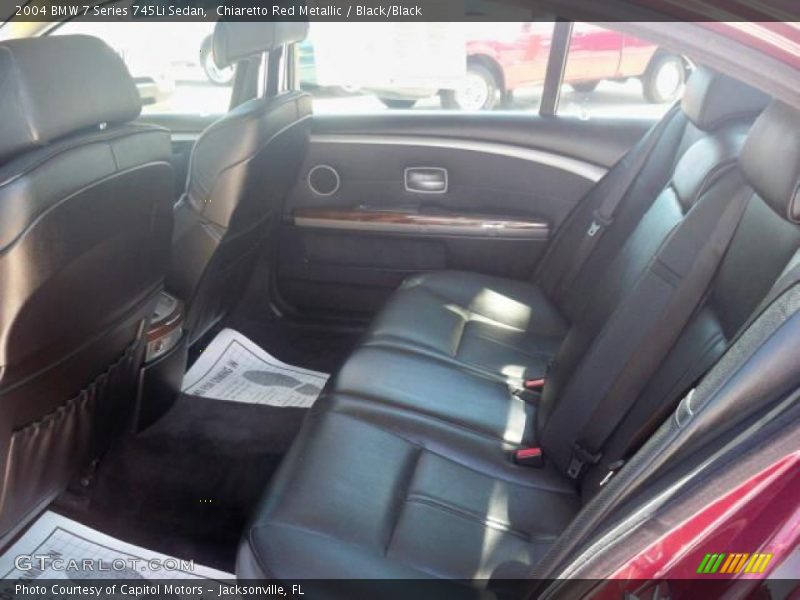 Chiaretto Red Metallic / Black/Black 2004 BMW 7 Series 745Li Sedan