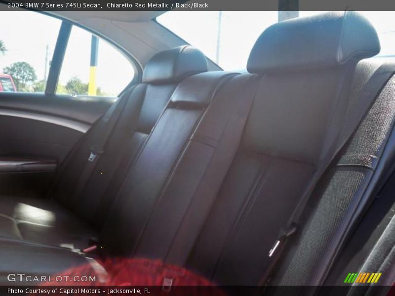 Chiaretto Red Metallic / Black/Black 2004 BMW 7 Series 745Li Sedan