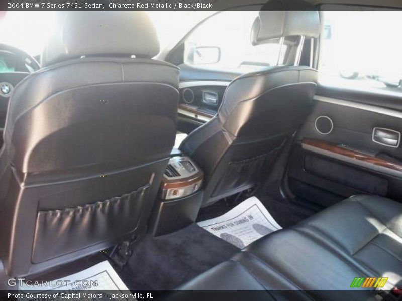 Chiaretto Red Metallic / Black/Black 2004 BMW 7 Series 745Li Sedan