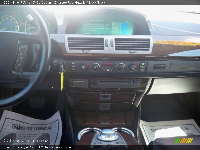 Chiaretto Red Metallic / Black/Black 2004 BMW 7 Series 745Li Sedan