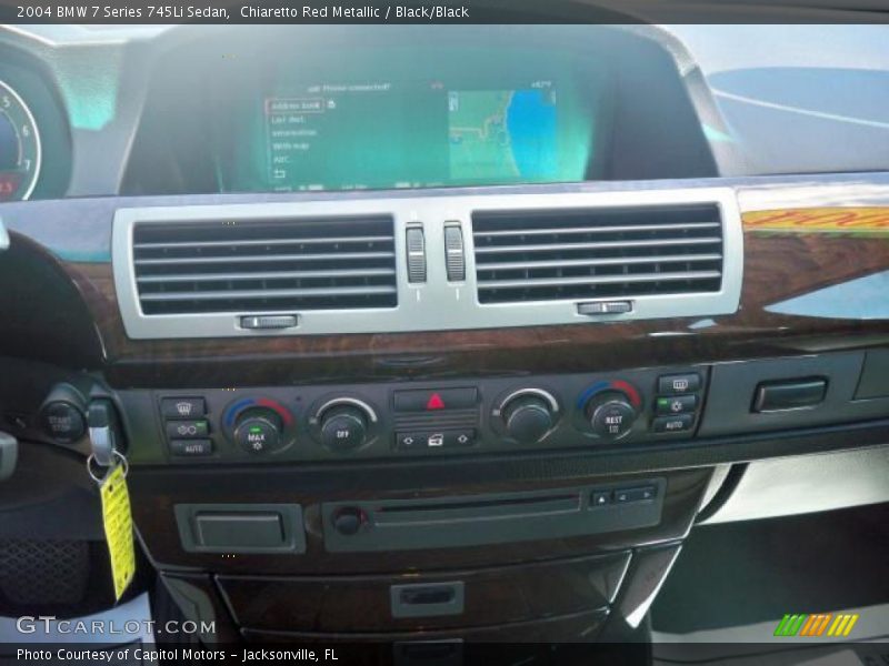 Chiaretto Red Metallic / Black/Black 2004 BMW 7 Series 745Li Sedan