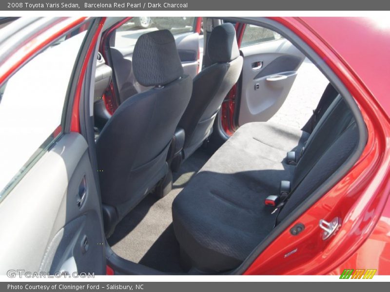 Barcelona Red Pearl / Dark Charcoal 2008 Toyota Yaris Sedan