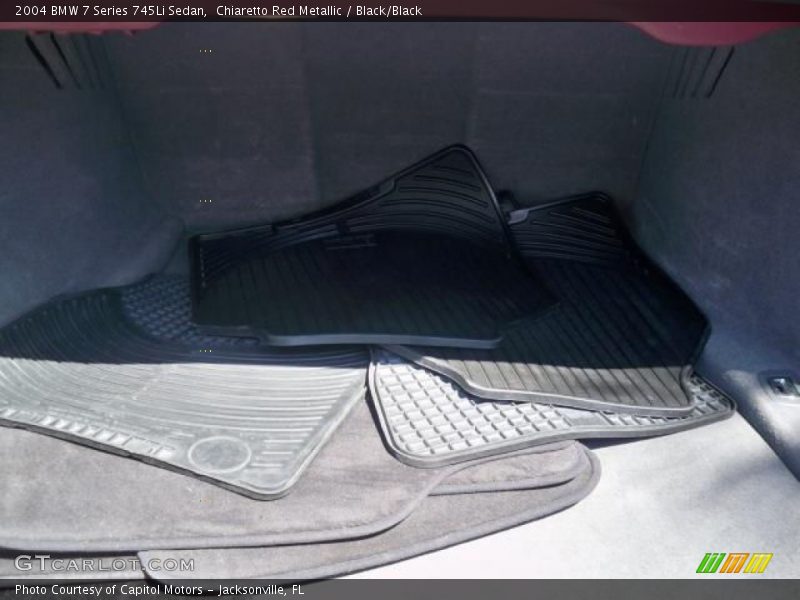 Chiaretto Red Metallic / Black/Black 2004 BMW 7 Series 745Li Sedan