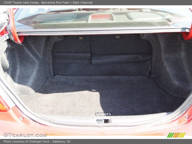 Barcelona Red Pearl / Dark Charcoal 2008 Toyota Yaris Sedan