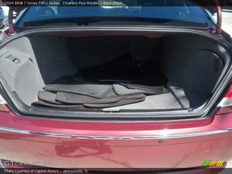  2004 7 Series 745Li Sedan Trunk