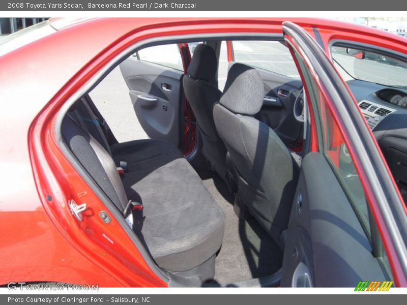 Barcelona Red Pearl / Dark Charcoal 2008 Toyota Yaris Sedan